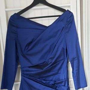 Talbot Ruhhof Stretch Silk Cocktail Dress